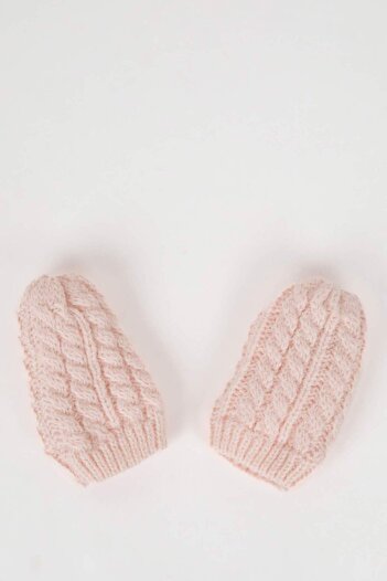 DeFacto Baby Girl Knitwear Beanie Gloves Set of 2 3128729