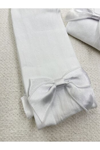 Katamino Benna Girl's Pantyhose with Bow Detail