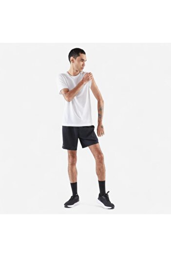 Decathlon Kalenji Erkek Koşu Şortu - Siyah - Kiprun Run 100