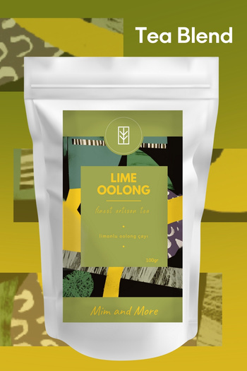 Mim and More Lime Oolong Tea - Oolong Tea with Lemon, 100 g