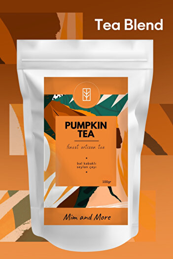Mim and More Pumpkin Tea - Ceylon Tea with Honey Pumpkin, 100 g