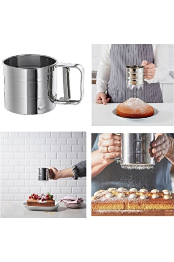 IKEA 4 Lü Set, Idealısk Rende 2'li Çırpıcı Seti Frk Koncıs Çelik Sarımsak Ezici Un Eleği Kontef