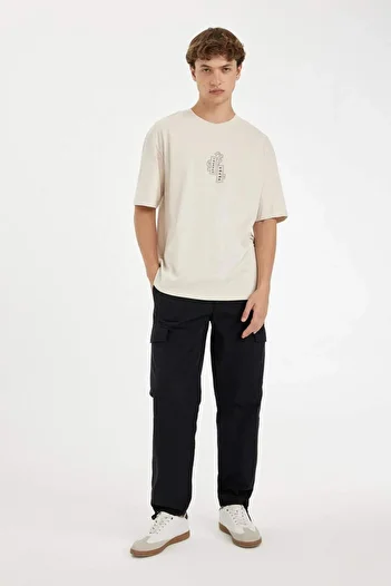 DeFacto Pants Wide Leg Cargo Pocket Parachute Wide Loose Leg C9156Ax24Au
