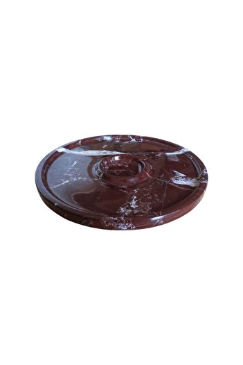 Concept ONYX by CEHRELI Natural Stone Marble Sauce Bowl Serving Plate