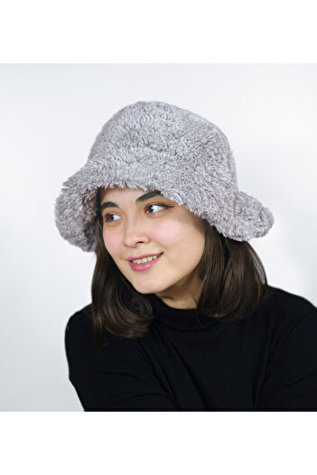 Özgüner Oyuncak Pabtex Plush Women's Hat - the Warmest of Winter Fashion