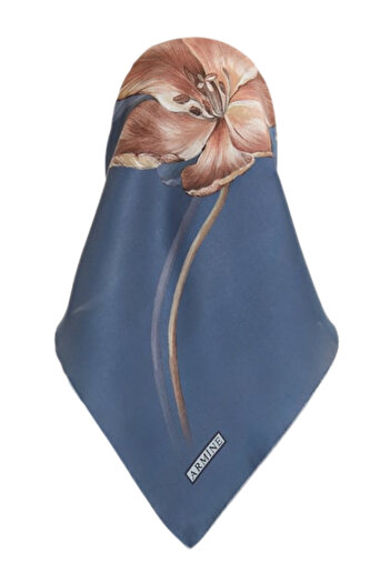 Armine Nostalji Serisi Twill İpek Eşarp 8737D-33