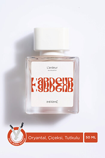 Imprime L'Ardeur Edp Unisex Perfume 50ml |   Oriental, Floral |   Raspberry, Saffron, Rose, Magnolia, Amber, Vetiver