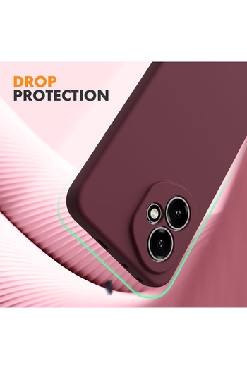 m.tk moveteck Honor 400 Case with Camera Protection Soft Colorful Matte Velvet Silicone + 9H Screen Protector Glass 2in1 Set