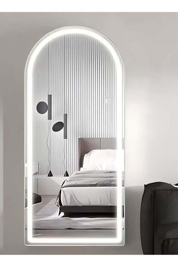 Taimi Elegant Design Mirror90x60cm with 3-Level Back and Front Lighting for Makeup,Living Room,Entryway