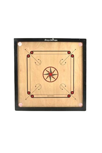 Toybox HIMCO Wooden Made In India Carrom Board With 20 Coins And Striker Set- 65cm 24 Width
