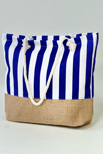 REMSA Patterned Beach Bag Rç-P-01 Striped