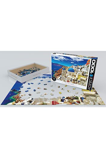 Eurographics Puzzle 1000-Pcs Oia Santorini Greece 6000-0944