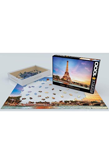 Eurographics Puzzle 1000-Pcs Paris La Tour Eiffel 6000-0765