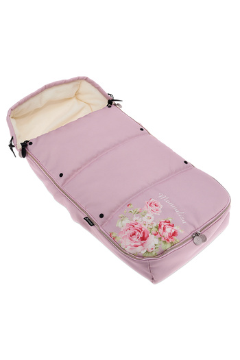 Leclerc Baby footmuff Monnalisa Antique Pink collection