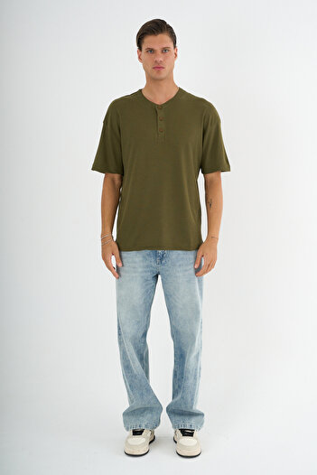 Redline Mono Men's Relax Fit T-Shirt Khaki