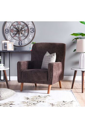 Danube Home Kelbek 1 Seater Fabric Sofa L75xW75xH95cm