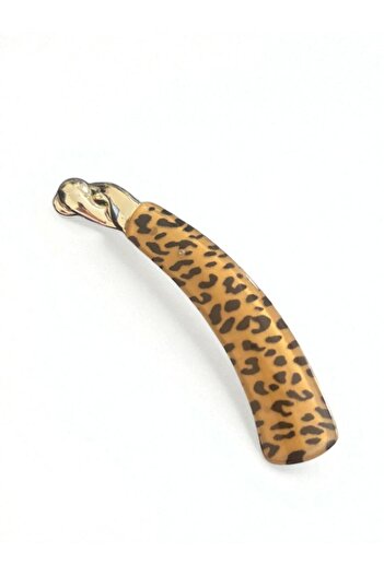 MUTENA Leopard Banana Buckle Women's Buckle - Vintage Leopard Banana Women's Bun Buckle