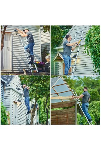 Keen 13-step telescope tube ladder, 3.8 meters long