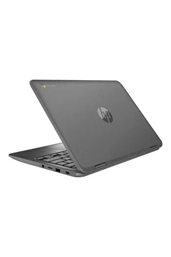 HP جهاز Chromebook G1 x360 مستعمل، 11.6 بوصة، معالج Intel Celeron، سعة تخزين 4 جيجابايت، ذاكرة تخزين 32 جيجابايت، بطاقة رسومات Intel HD، لون رمادي