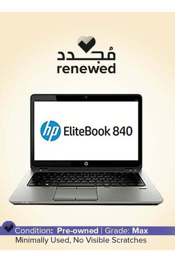 HP Pre-Owned Elitebook 840 G3 14-inch Intel Core i5 6th Gen 8 GB 256 GB Intel HD Graphics Black
