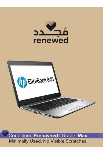 HP Pre-Owned Elitebook 840 G3 2016 14-inch Intel Core i5 6th Gen 16 GB 512 GB Intel HD Graphics Silver