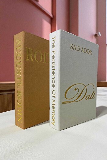 BayCazip 2-Piece Fabric Covered Book-Looking Decorative Box |   Gift & Jewelry Box