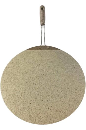 drobina Turkish Granite Sauté Pan with Long Handle, 35 cm (Brown)
