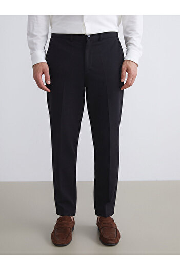 LC Waikiki Men's Black Standard Fit Trousers