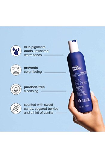 Milkshake milk_shake® Cold Brunette Shampoo Special Shampoo for Brown Hair 300 ml