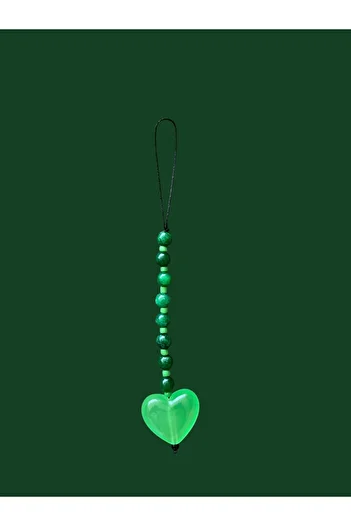 Charming Matcha Green Phone Charm