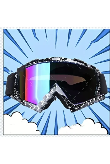 BGA Ski Goggles Uv Anti Fog Snowboard Snow Sports Ski Glasses
