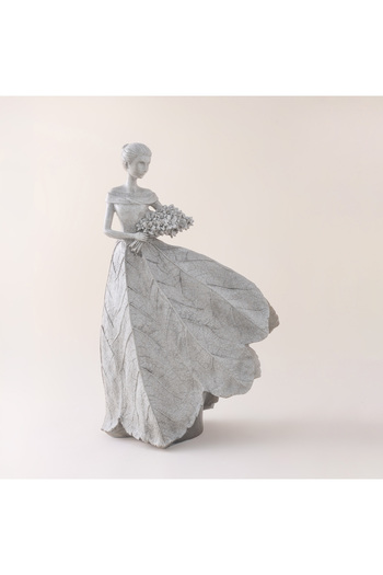 homez human decor figurine, off white