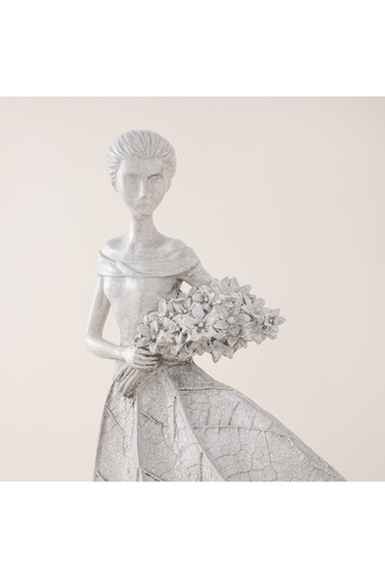 homez human decor figurine, off white