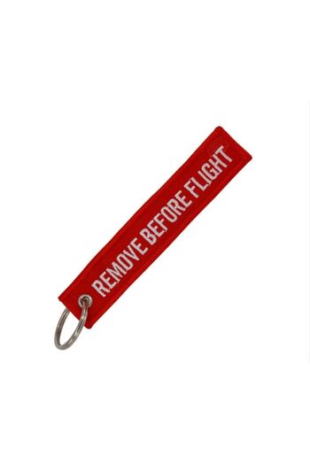 OEM Keychain Auto Moto, Remove Before Flight, Red