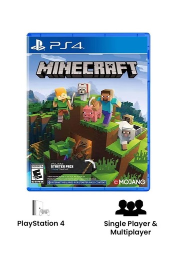 Mojang Minecraft Starter Collection – Ultimate Adventure Game for PlayStation 4 (PS4)