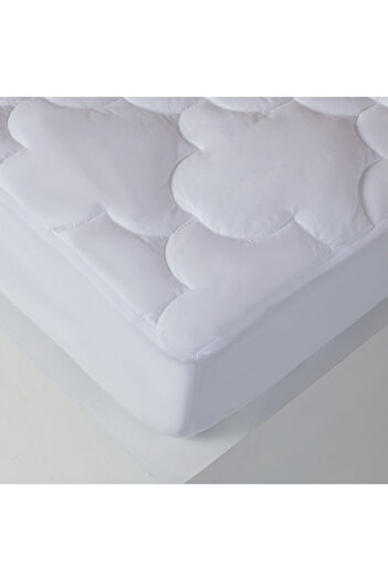 Boutique Blanche cotton king size mattress protector 200*200*25 cm