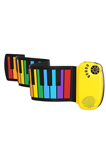 Generic Key Foldable Roll-Up Silicone Electronic Piano with Speaker