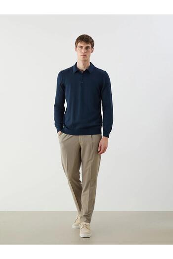 LC Waikiki SOUTHBLUE Pulover pentru bărbați cu guler polo (W5)