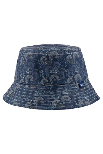 Kitti Sea Patterned Children's Fedora Hat (Age 4-8) 52 cm P-23120-01