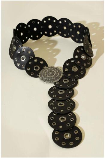 MODAM HİFA Vitage Style Women Belt Cowboy Waistband Dress Belt Shirt Belt Studded Belt Waist Belt