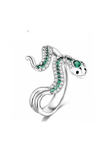 Belora Diora Silver Ring, The Mystery and Elegance of the Snake - 7