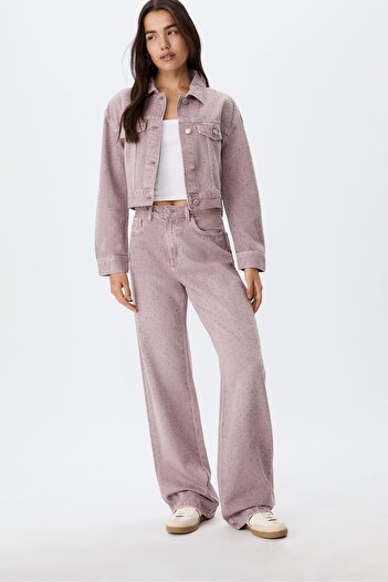 Stradivarius Shimmer denim jacket