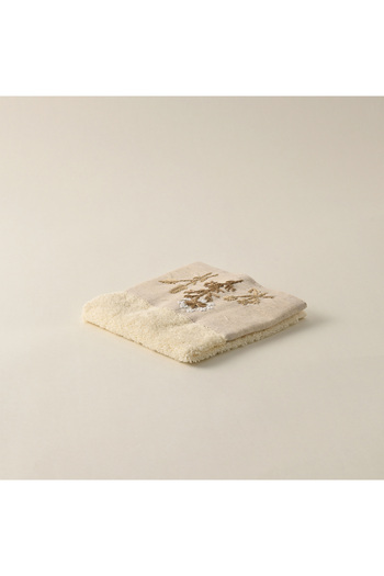 Boutique Blanche Cotton 2Pcs Linen Face Towel 30*30Cm 500Gsm, White