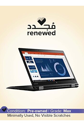LENOVO Pre-Owned ThinkPad X1 Yoga G2 14-inch Intel Core i5 8th Gen 8 GB 256 GB Black Windows