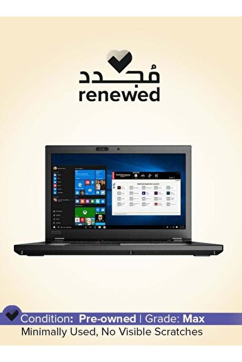 LENOVO Pre-Owned Thinkpad P52 15.6-inch Intel Core i7 8th Gen 32 GB 512 GB Black Windows
