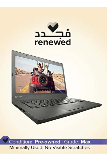 LENOVO Pre-Owned Thinkpad T440 14.1-inch Intel Core i5 4th Gen 8 GB 256 GB Black Windows