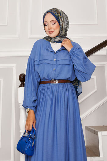 EBRUTESETTÜR Balloon Sleeve Shirt Skirt Double Set