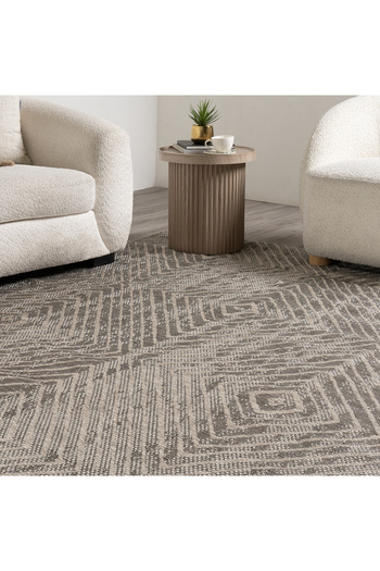 Cottage Polypropylene Oria Diamonds Rug 200*300Cm