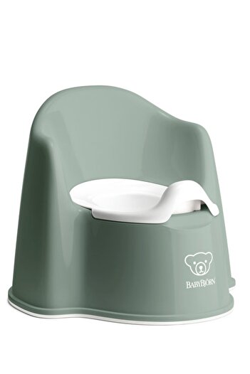 BabyBjörn BabyBjorn - Potty Chair with Back Protection Deep Green