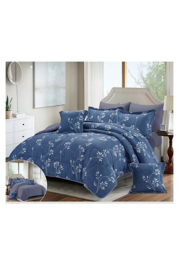 smart home 100% microfiber double bed sheet, comfortable filling bed sheet set, 8-piece set, 250x230cm